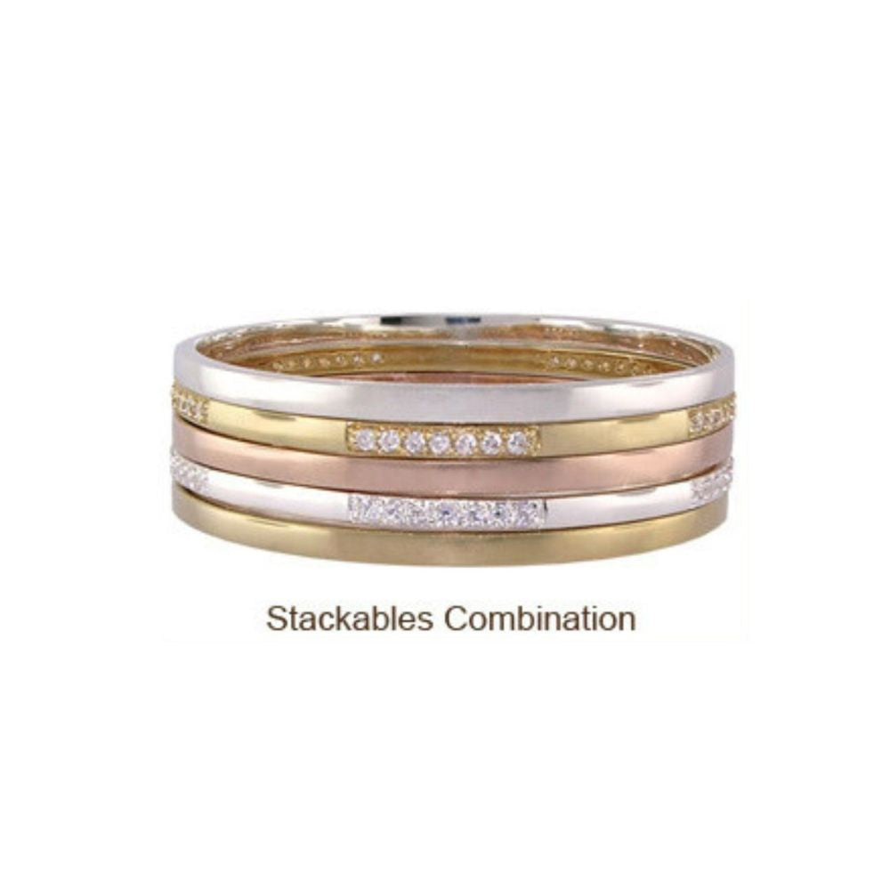 Solitaire Stackable Bangle