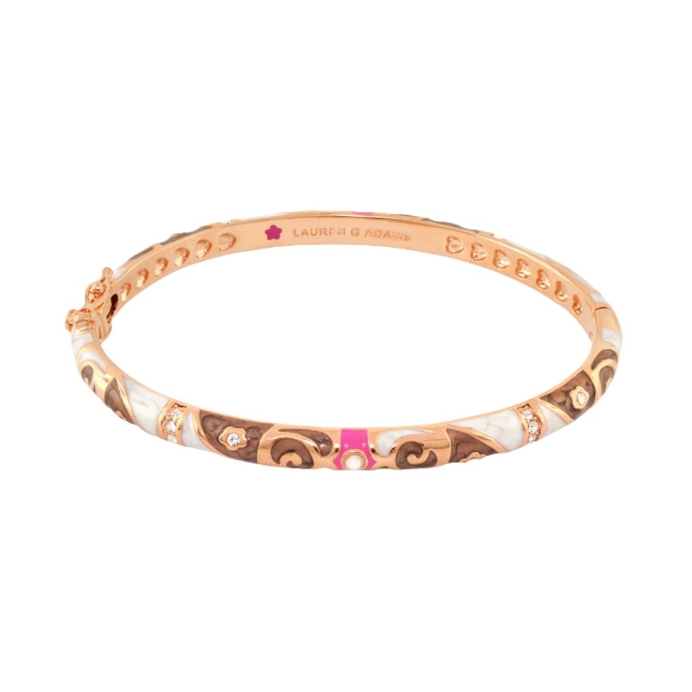 Stackable Fiesta Bangle — Hand-Poured Swirl