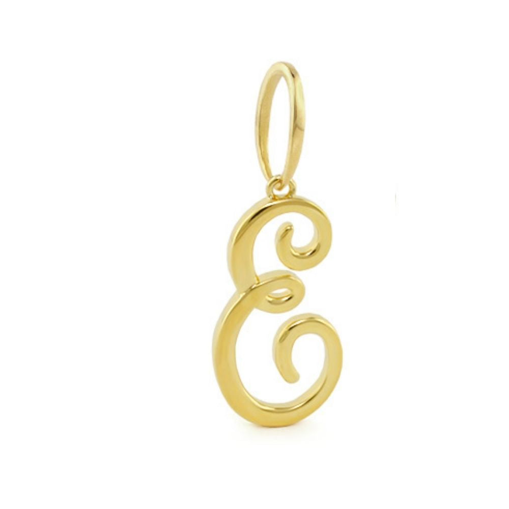 Lolo Initial Pendant — Script Letter