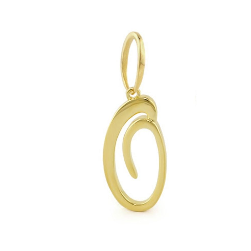 Lolo Initial Pendant — Script Letter