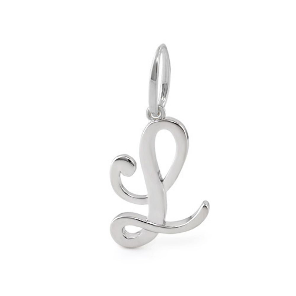 Lolo Initial Pendant — Script Letter
