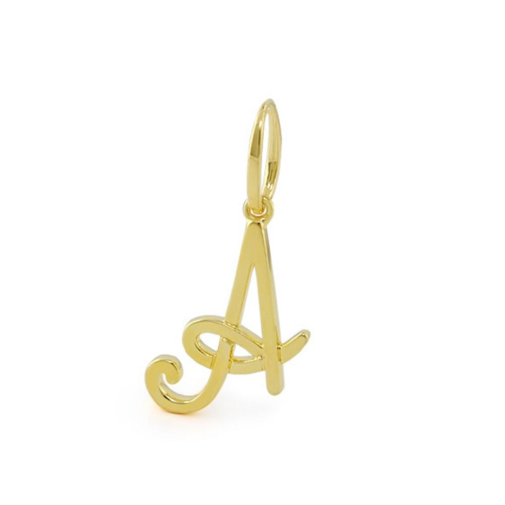 Lolo Initial Pendant — Script Letter