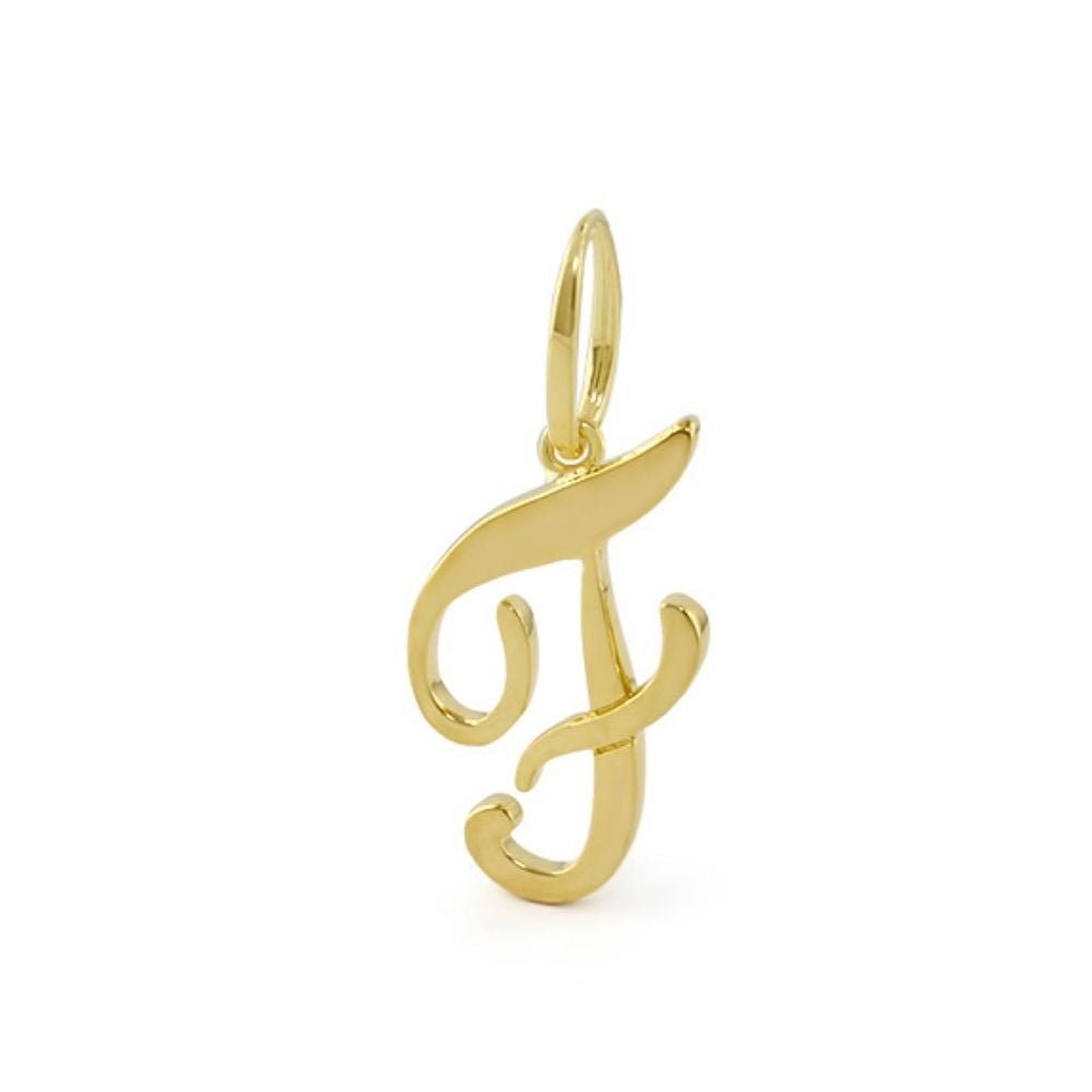 Lolo Initial Pendant — Script Letter