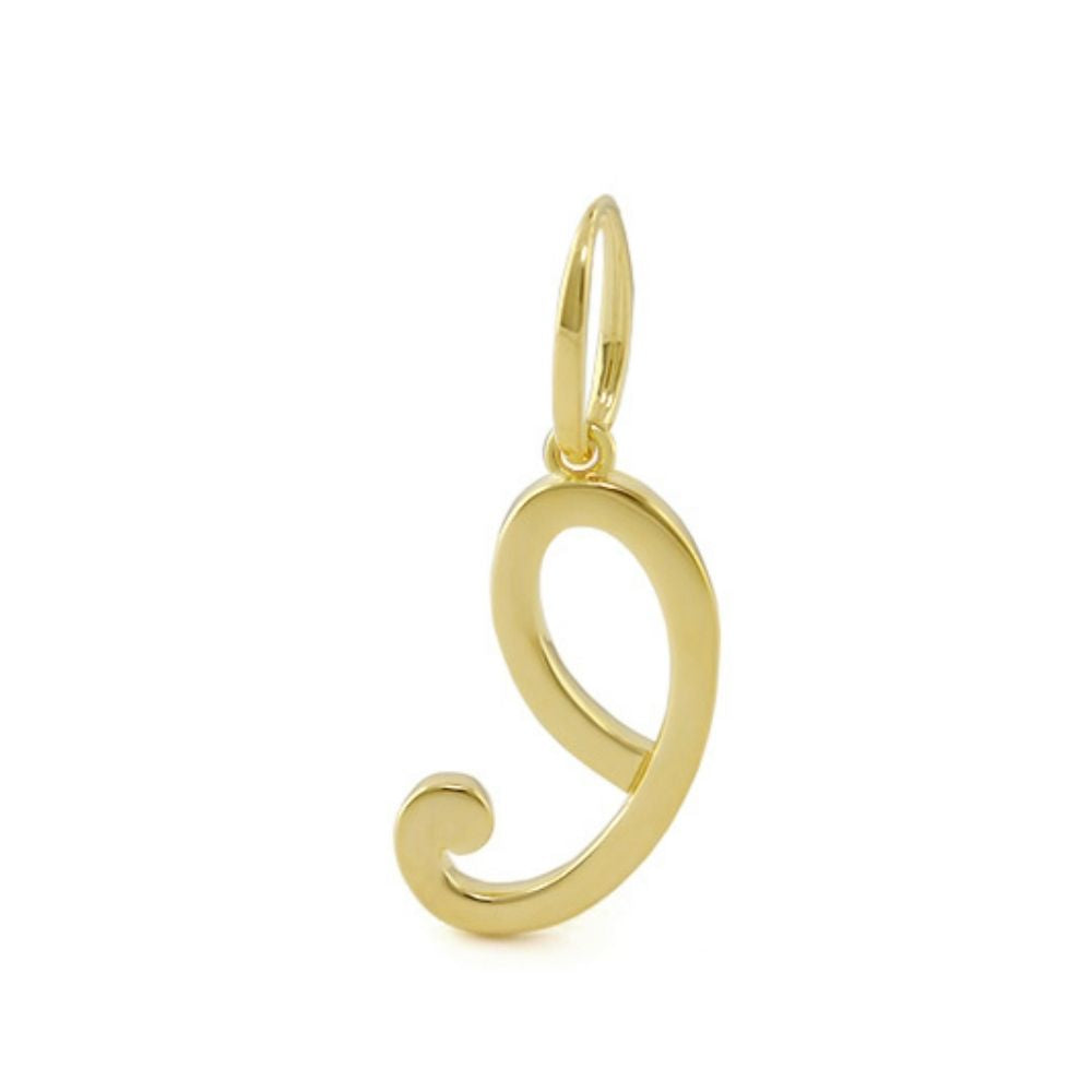 Lolo Initial Pendant — Script Letter