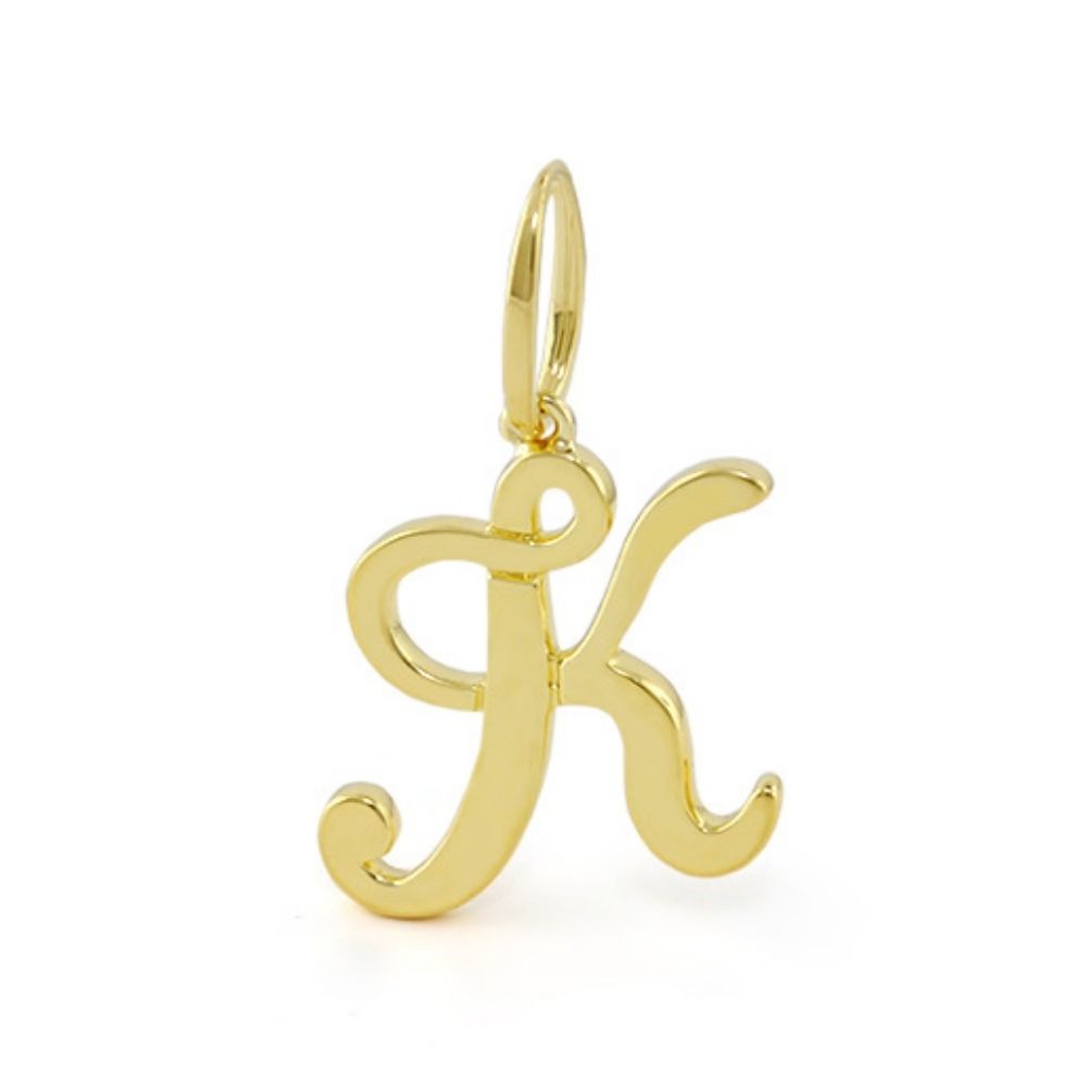 Lolo Initial Pendant — Script Letter