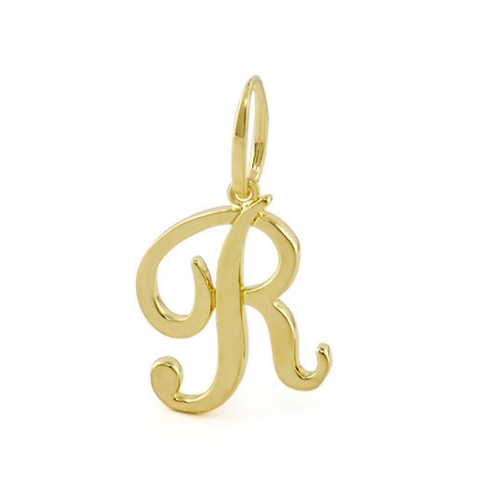 Lolo Initial Pendant — Script Letter