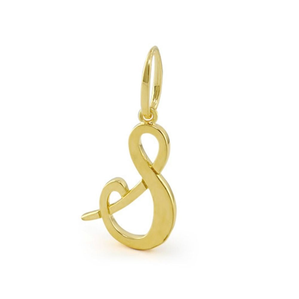 Lolo Initial Pendant — Script Letter