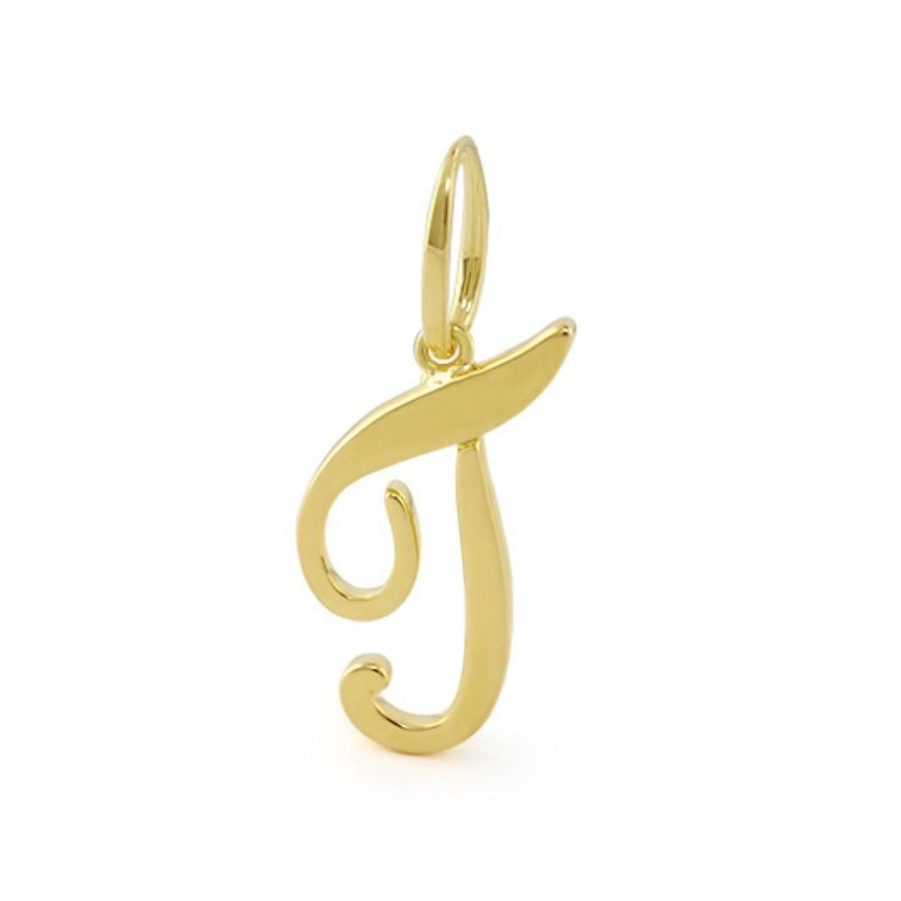 Lolo Initial Pendant — Script Letter