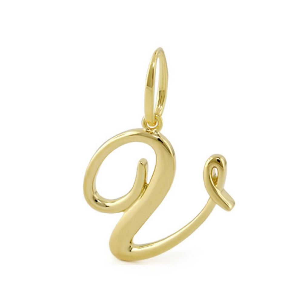 Lolo Initial Pendant — Script Letter