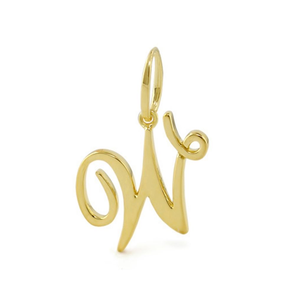 Lolo Initial Pendant — Script Letter