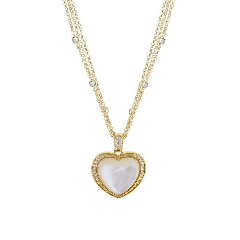 Pave Love Necklace