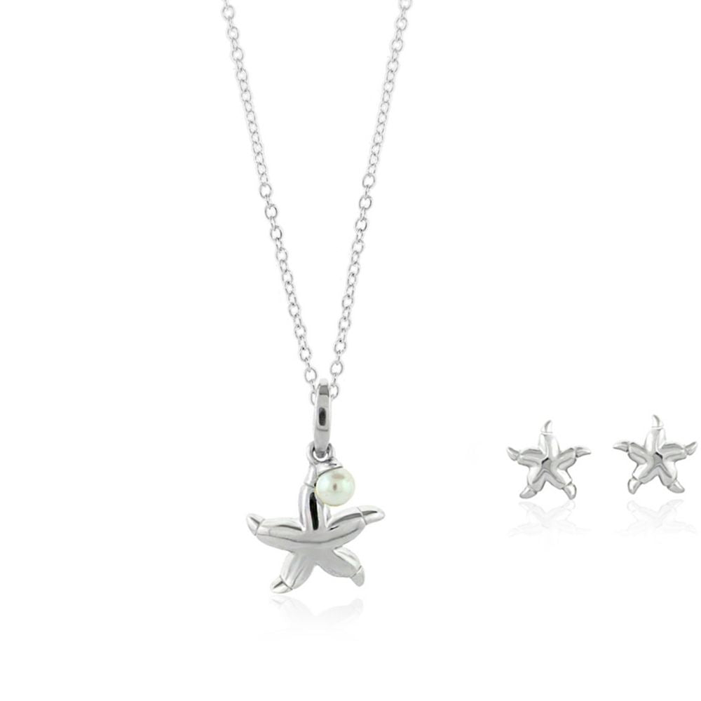 Sydney Leigh Starfish Necklace & Earrings Set