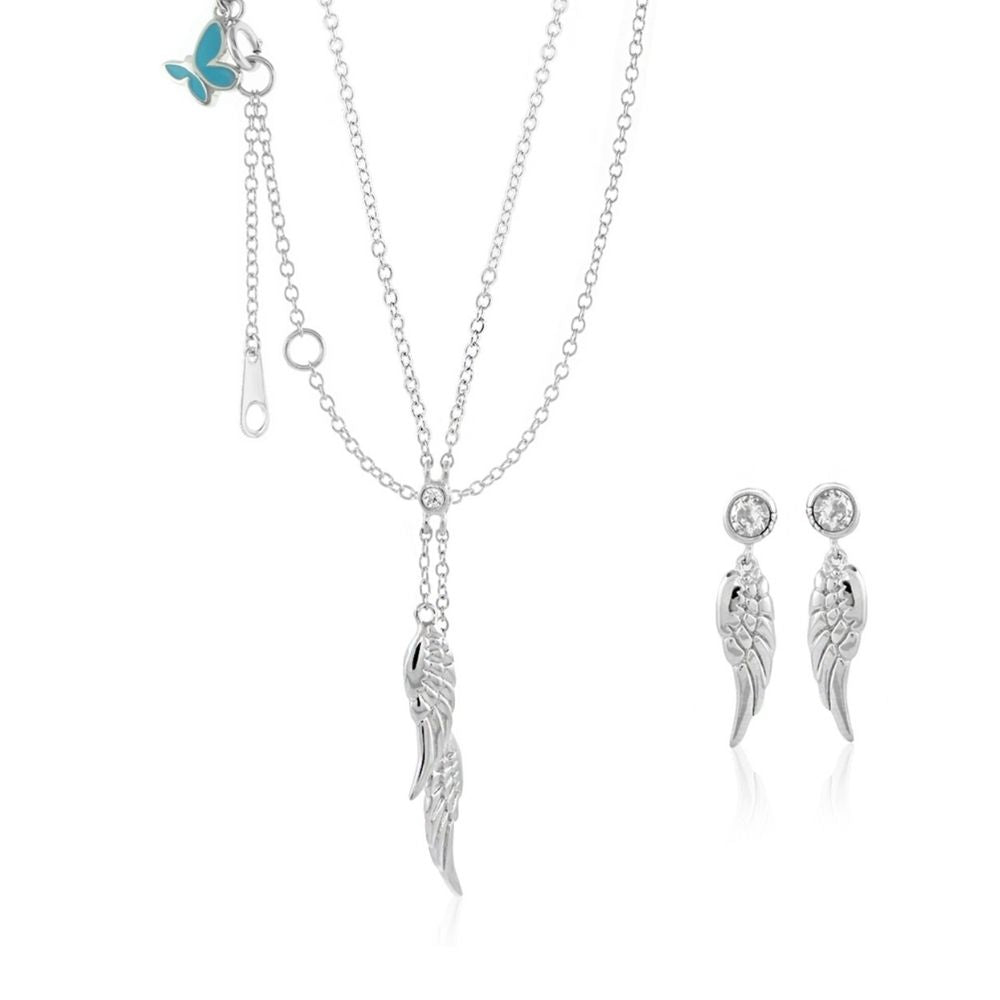 Sydney Leigh Wings Necklace & Earrings Set