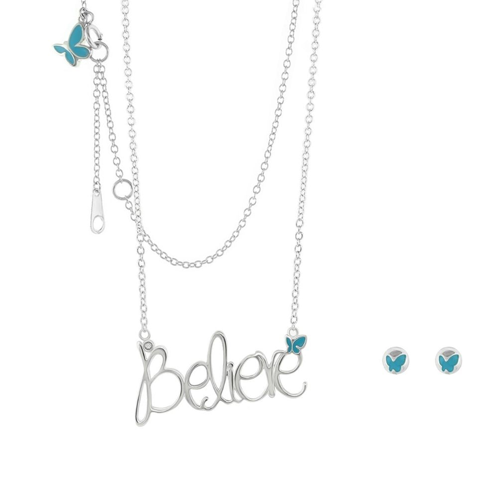 Sydney Leigh Believe Necklace & Earrings Set