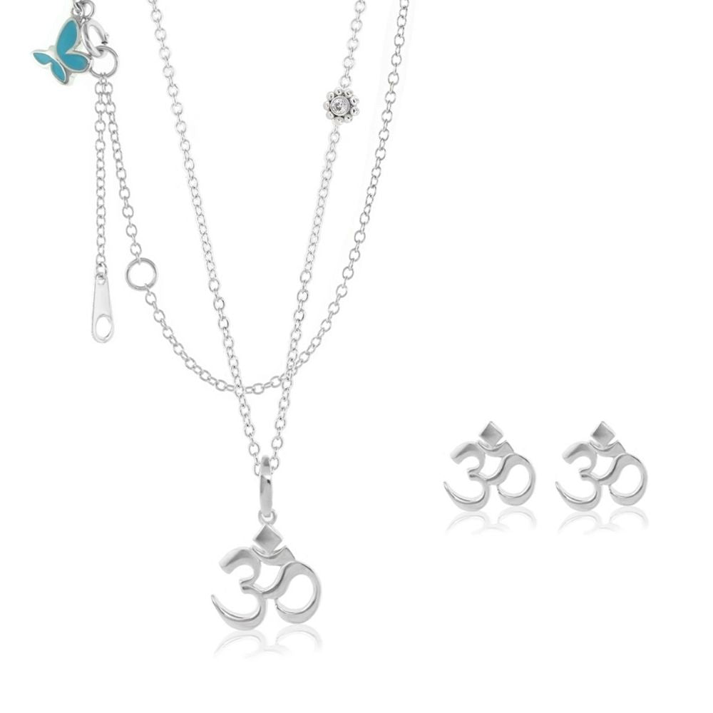 Sydney Leigh Ohm Necklace & Earrings Set