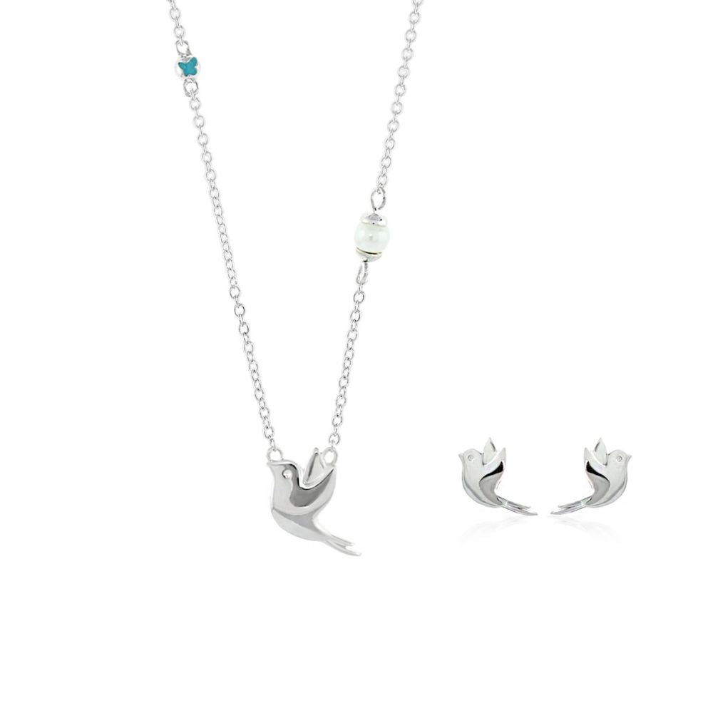 Sydney Leigh Dove Necklace & Earrings Set