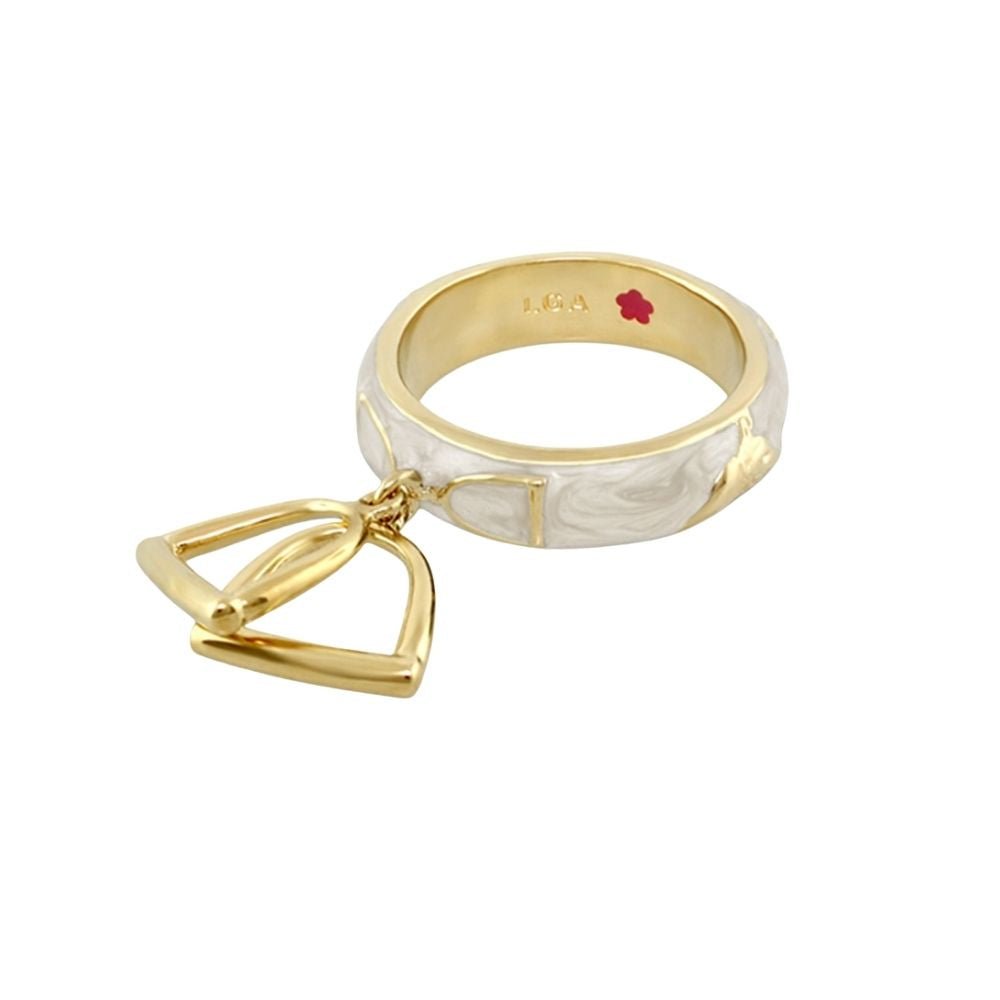 Equestrian Stirrup Ring — Stirrup Charm