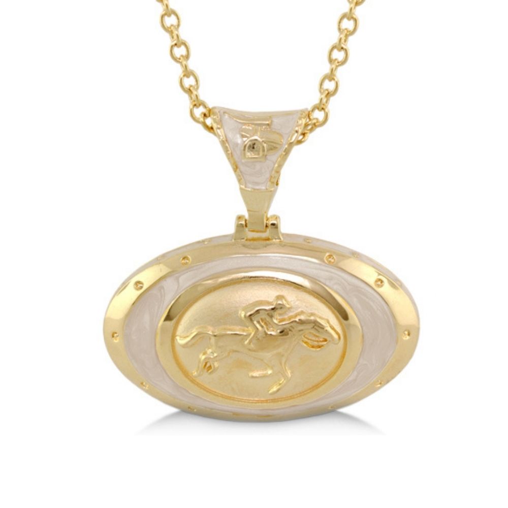 Equestrian Pendant Necklace