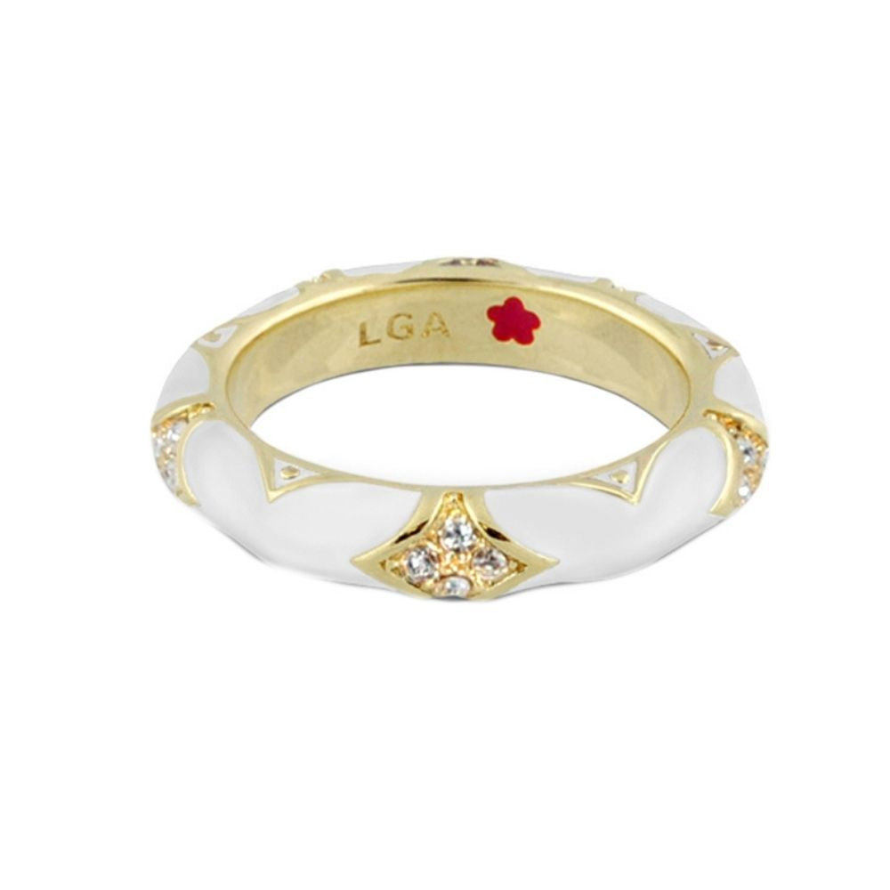 Stackable Fiesta Ring — Pavé Star Dome