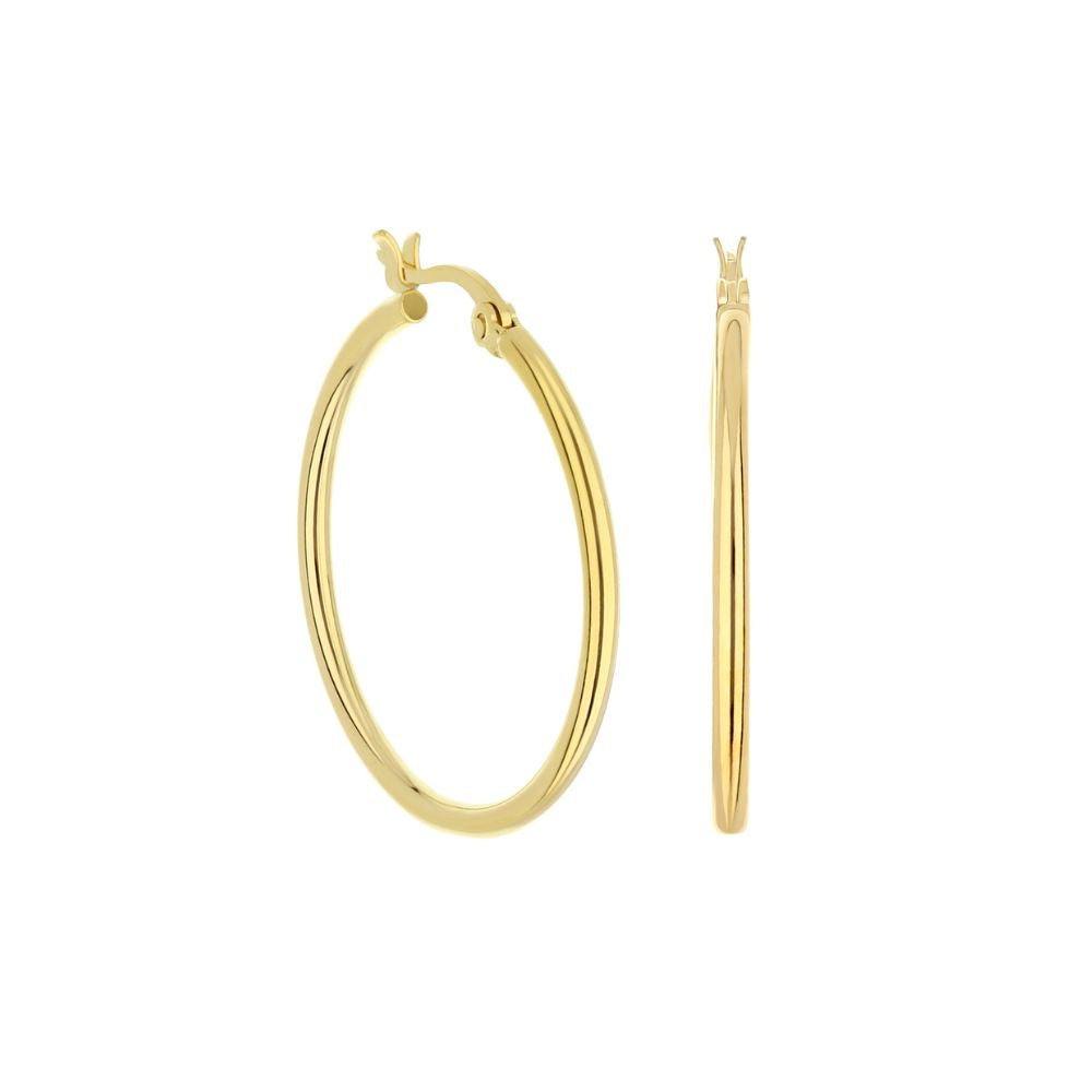 Plain Hoop Earrings
