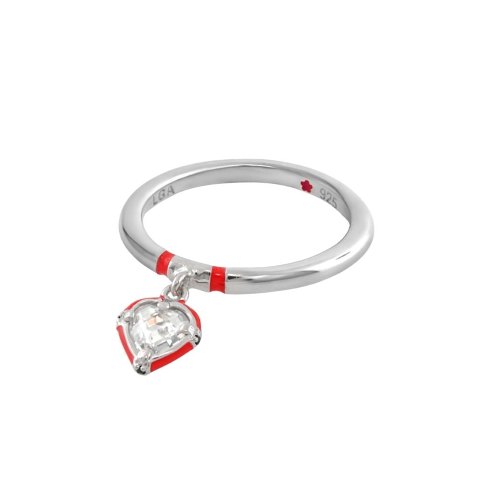 Layers of Love Stackable Ring — Heart Charm