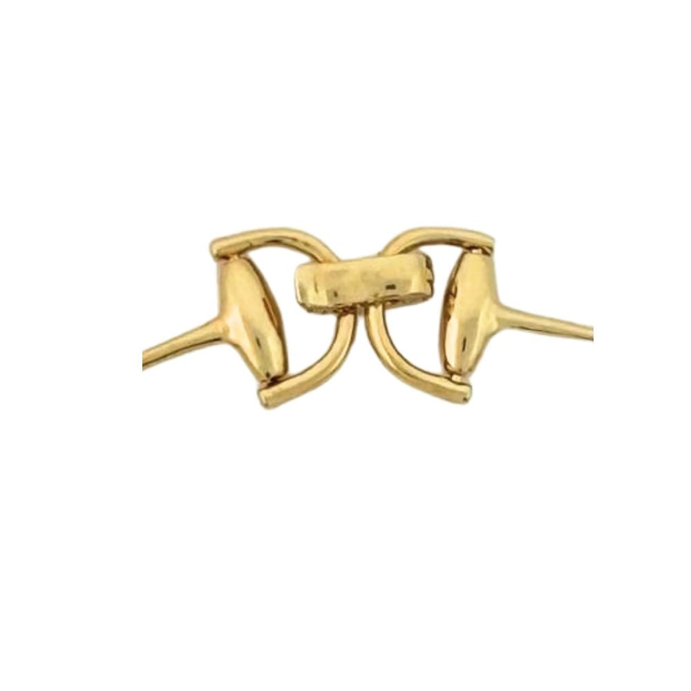 Equestrian Stirrup Bracelet — Slim Bar Link