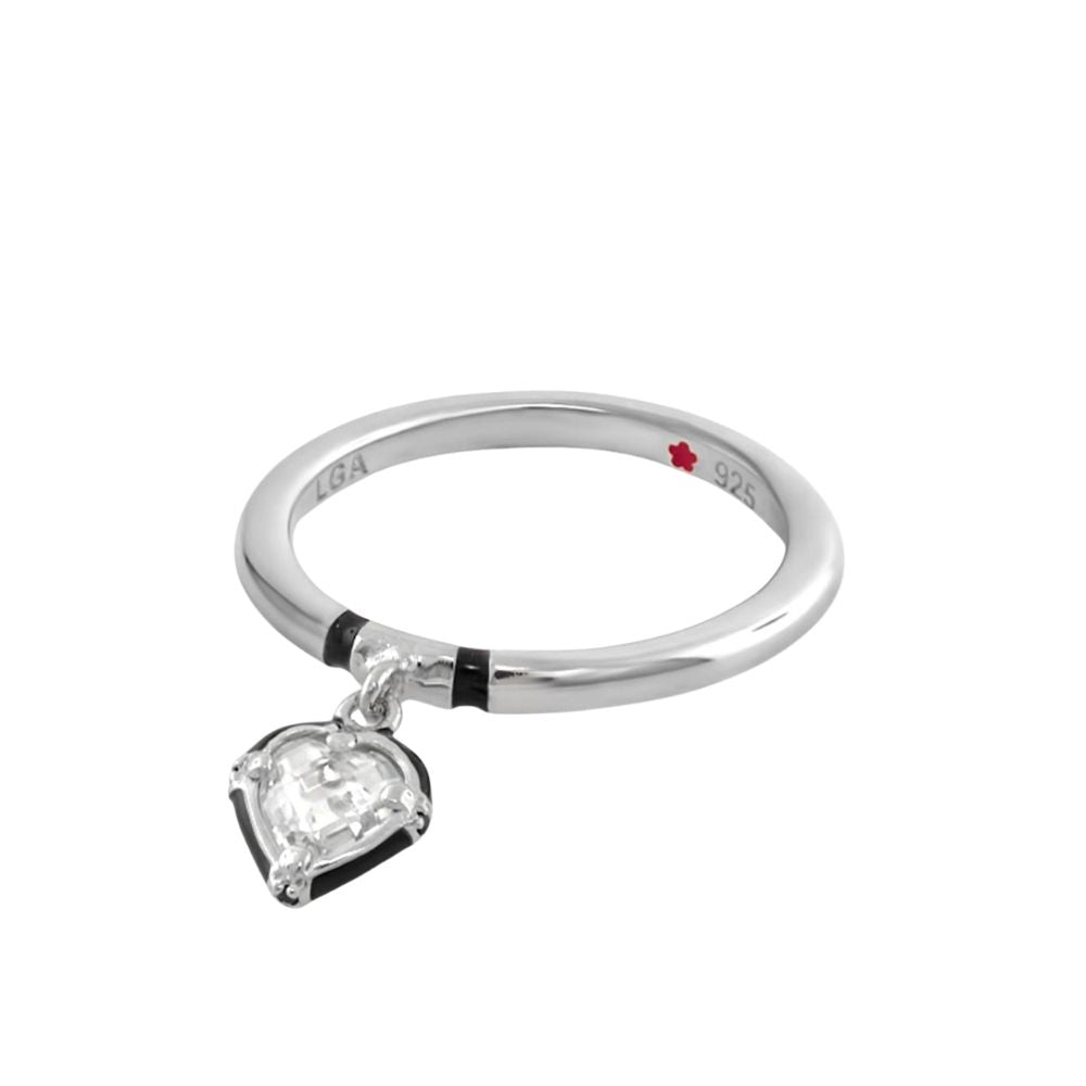Layers of Love Stackable Ring — Heart Charm