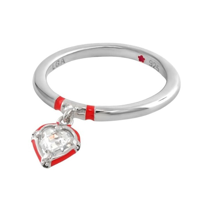Layers of Love Stackable Ring — Heart Charm