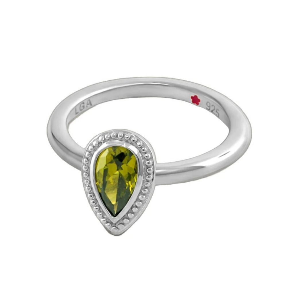 Layers of Love Stackable Ring — Pear Pavé Halo