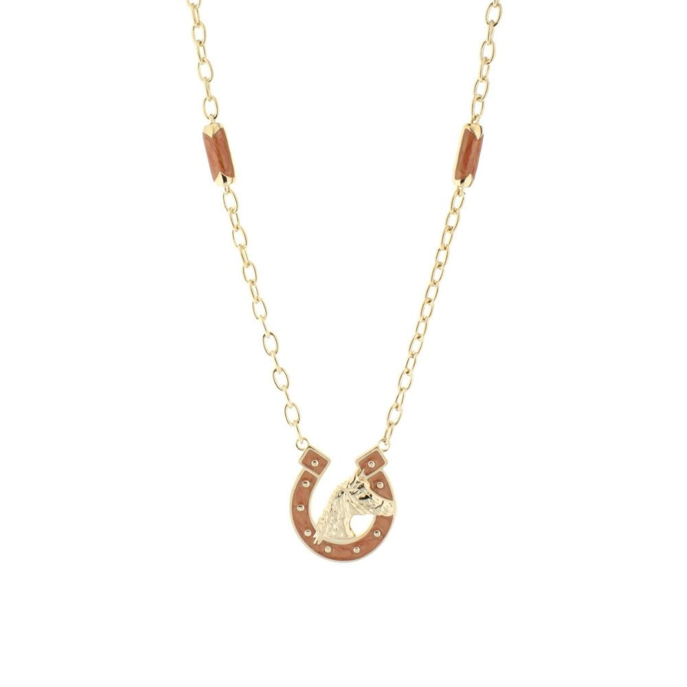 Equestrian Pendant Necklace