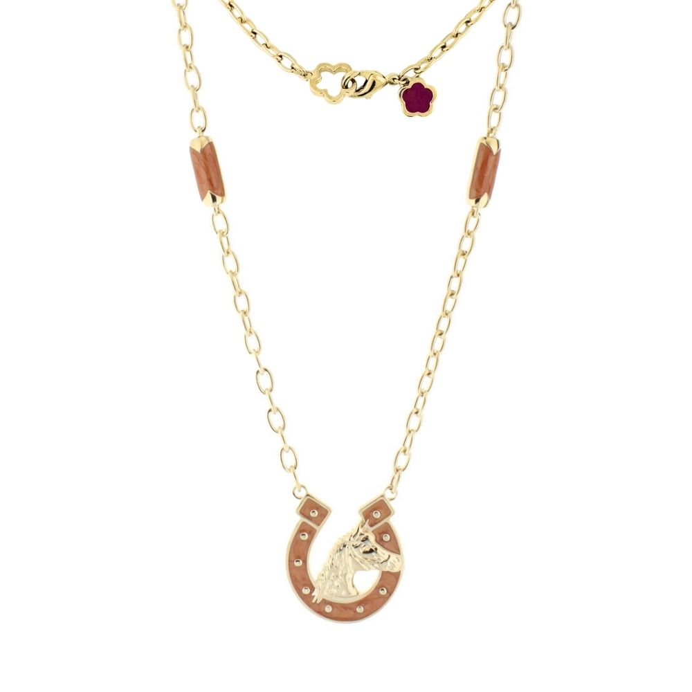 Equestrian Pendant Necklace