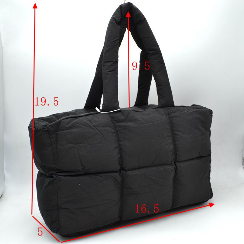Chic Quilted Puffer Tote Bag