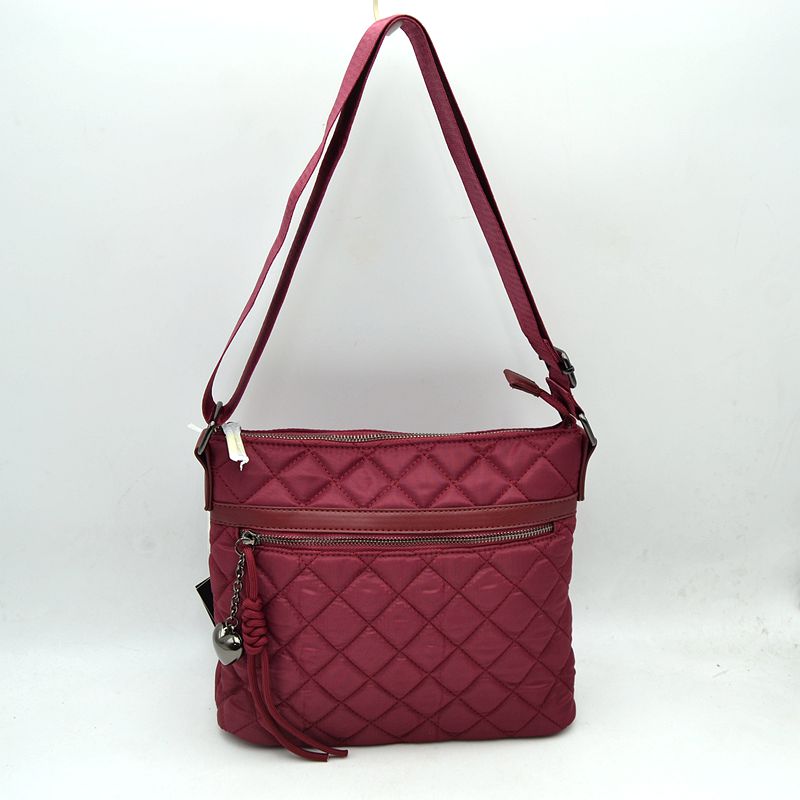 Quilted Crossbody Bag with Adjustable Strap