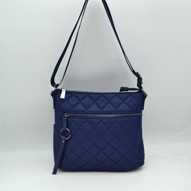Quilted Crossbody Bag with Adjustable Shoulder Strap