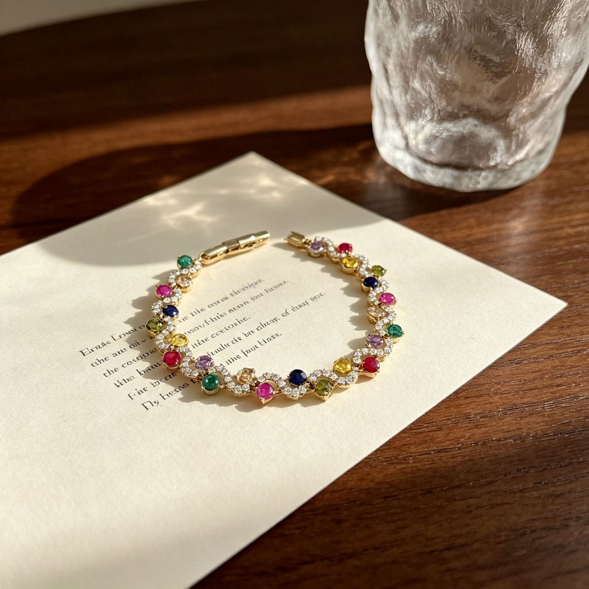 Women's Source Zircon Massive Style High Color Retention Dopamine Bracelet