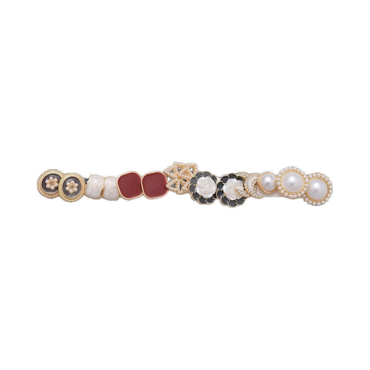 Flower Pearl Tassel Light Luxury High-grade Ear Rings