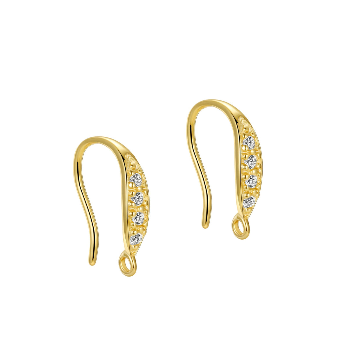 Women's Sier Simple Ear Hook Fashionable Elegant Stud Earrings