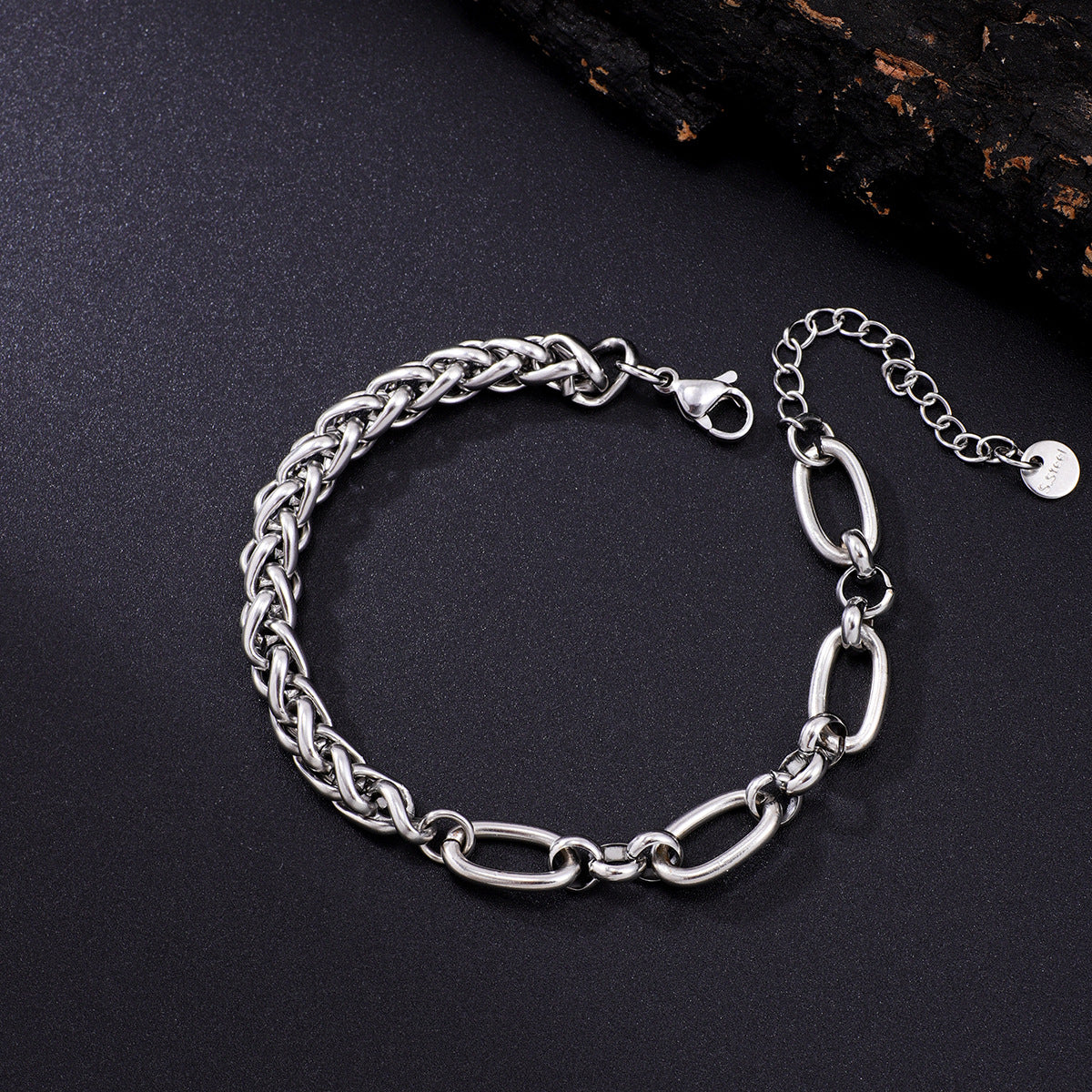 Women's & Men's Retro Stainless Steel Hip Hop Cuban Bracelet