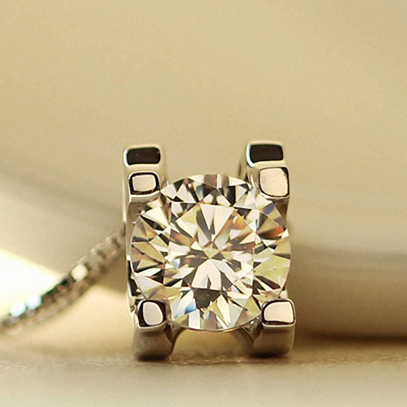 Sparking Zirconium Square Fashion Crystal Popular Pendant