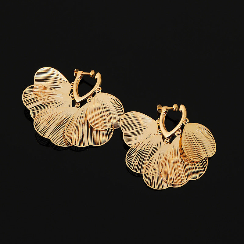 Flexible Butterfly Wing Tassel Light Luxury Temperament Love Ear Clip