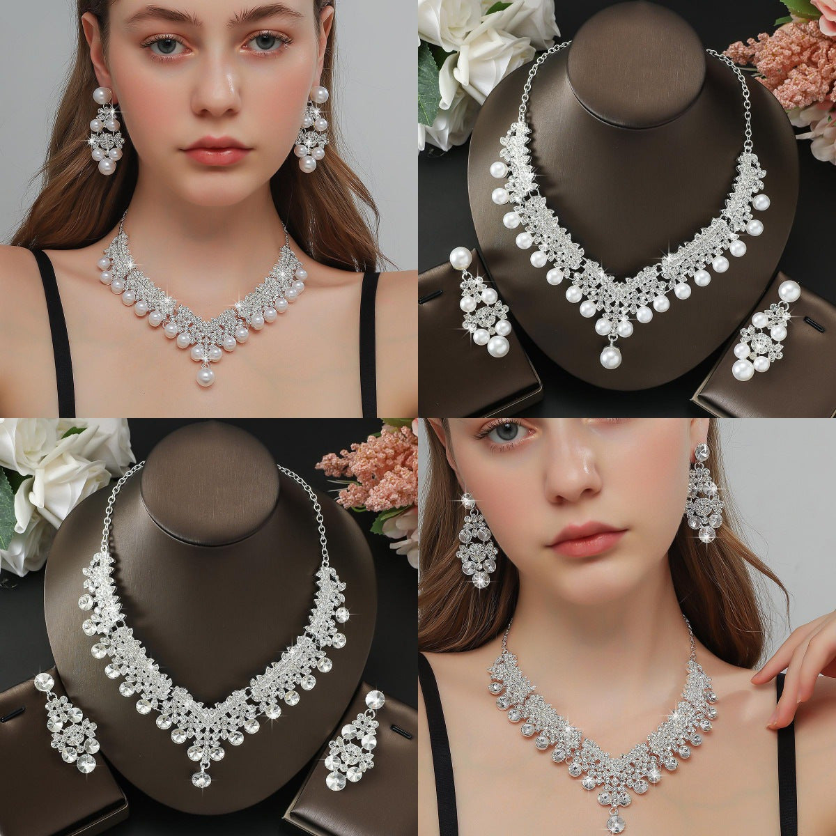New Fashion Bridal Two-piece Elegant High-grade Jewelry Set