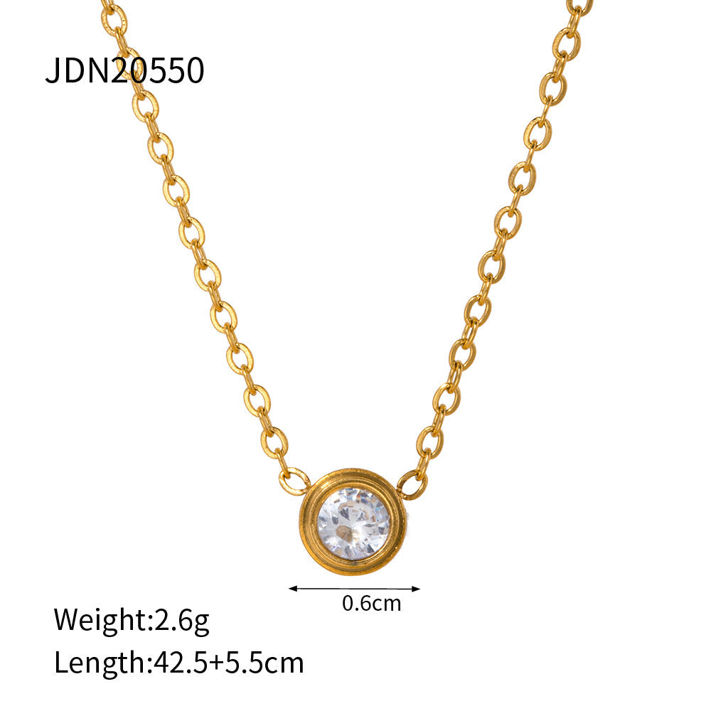 Pearl Light Luxury Minority Stainless Female Necklaces