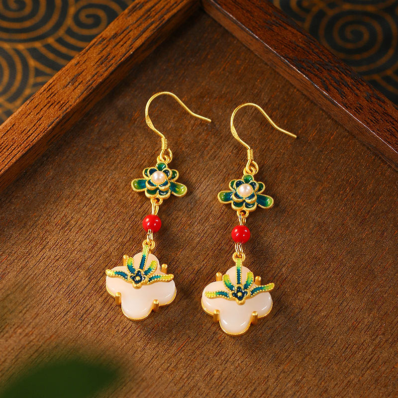 Enamel Glaze Colours Ethnic Style Retro Jewelry Set