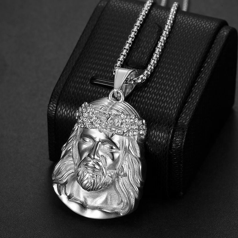 Ear Titanium Steel Vacuum Gold Plating Pendant