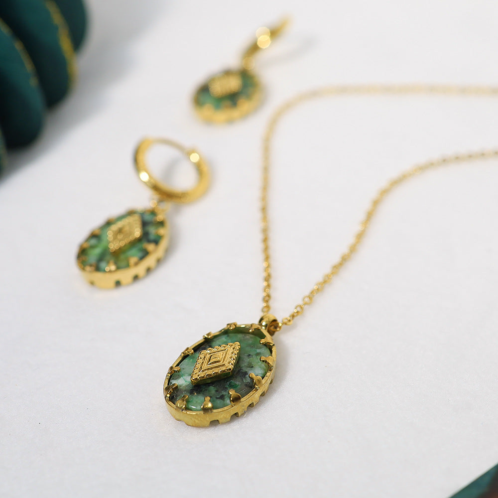 Natural Stone Do Not Fade Minority Jewelry Set