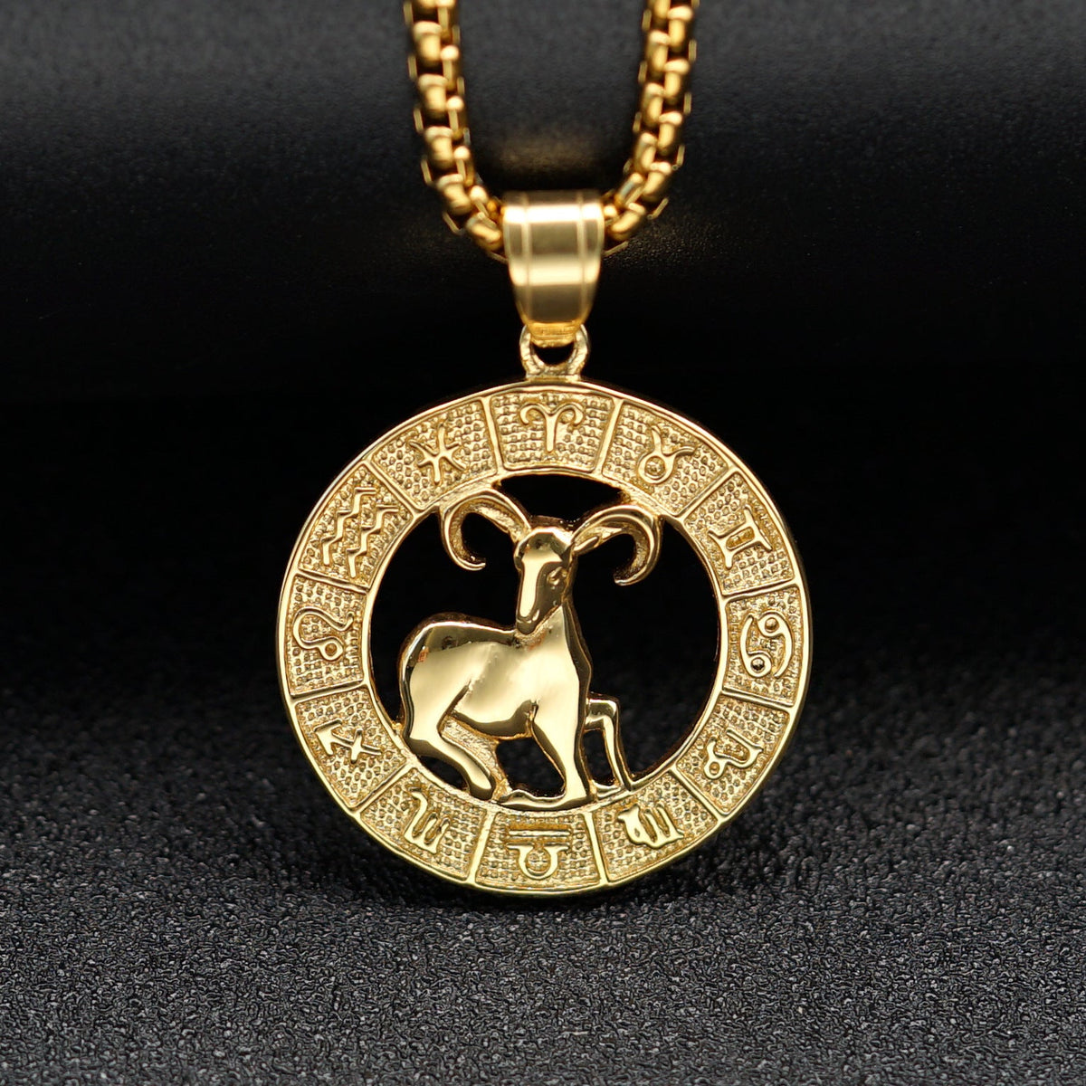 Trendy Retro Hollow Twee Constellation Personalized Pendant