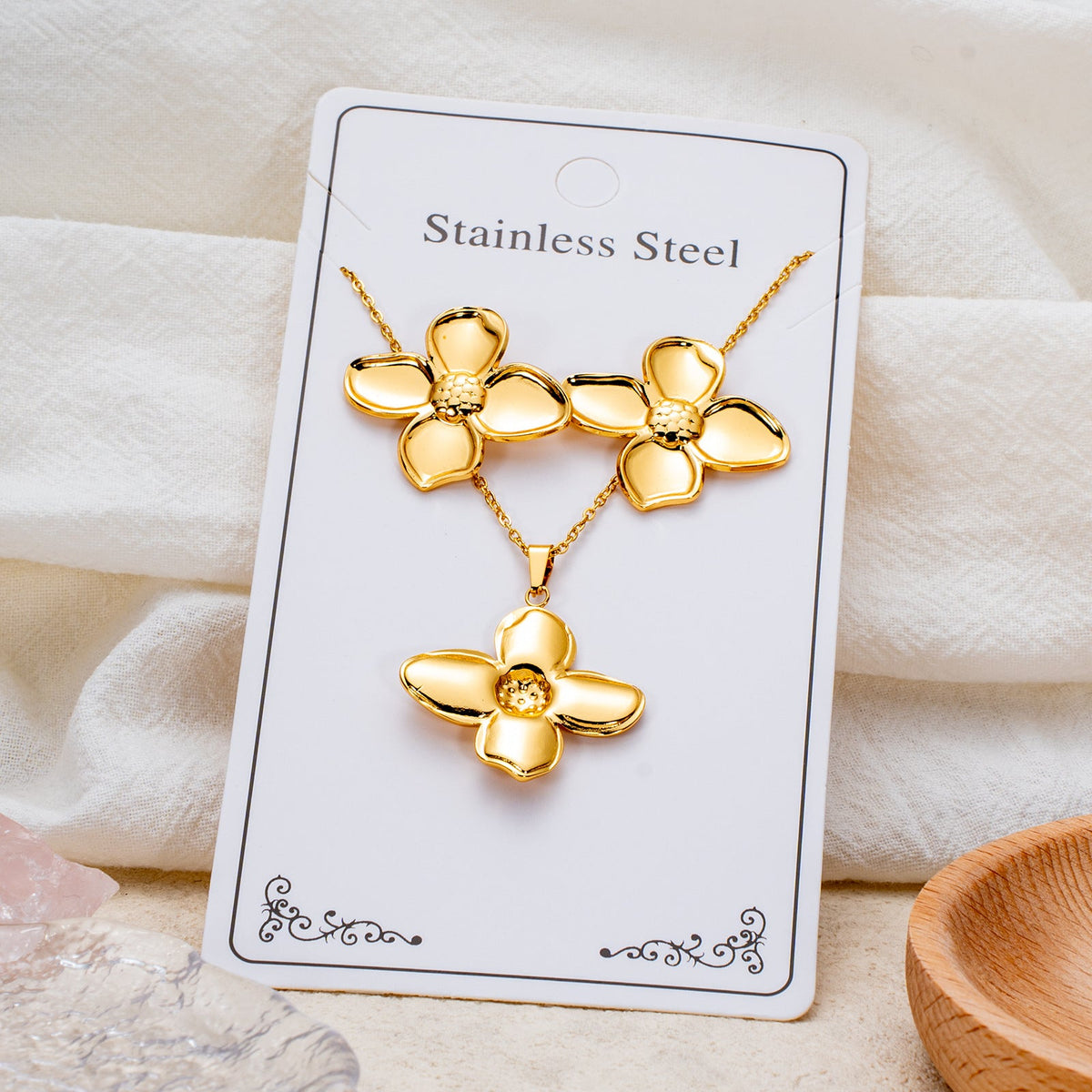Best-selling Fashion Personality Stainless Steel Variety Of Jewelry Set