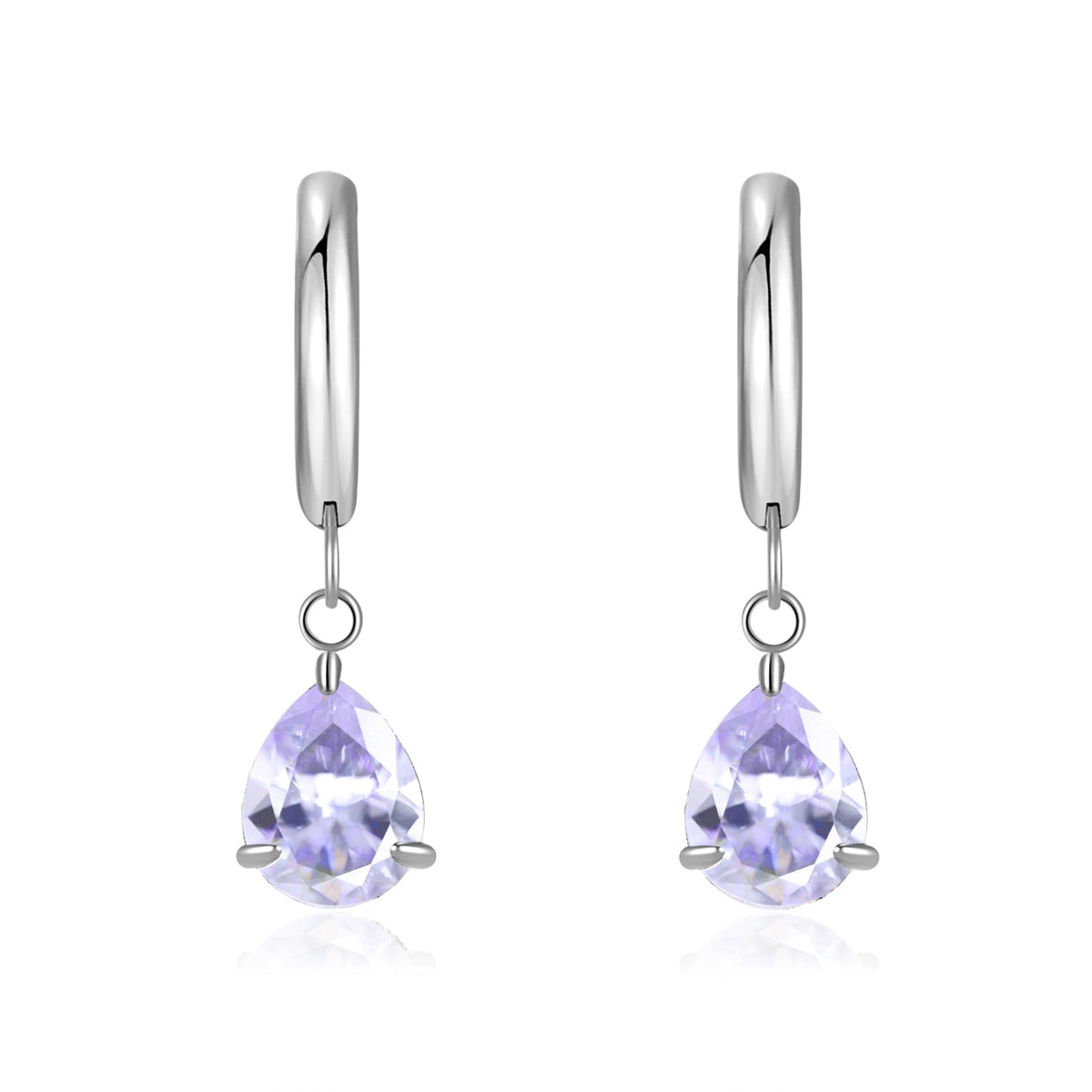 Titanium Steel Zircon Coil Small Ear Earrings