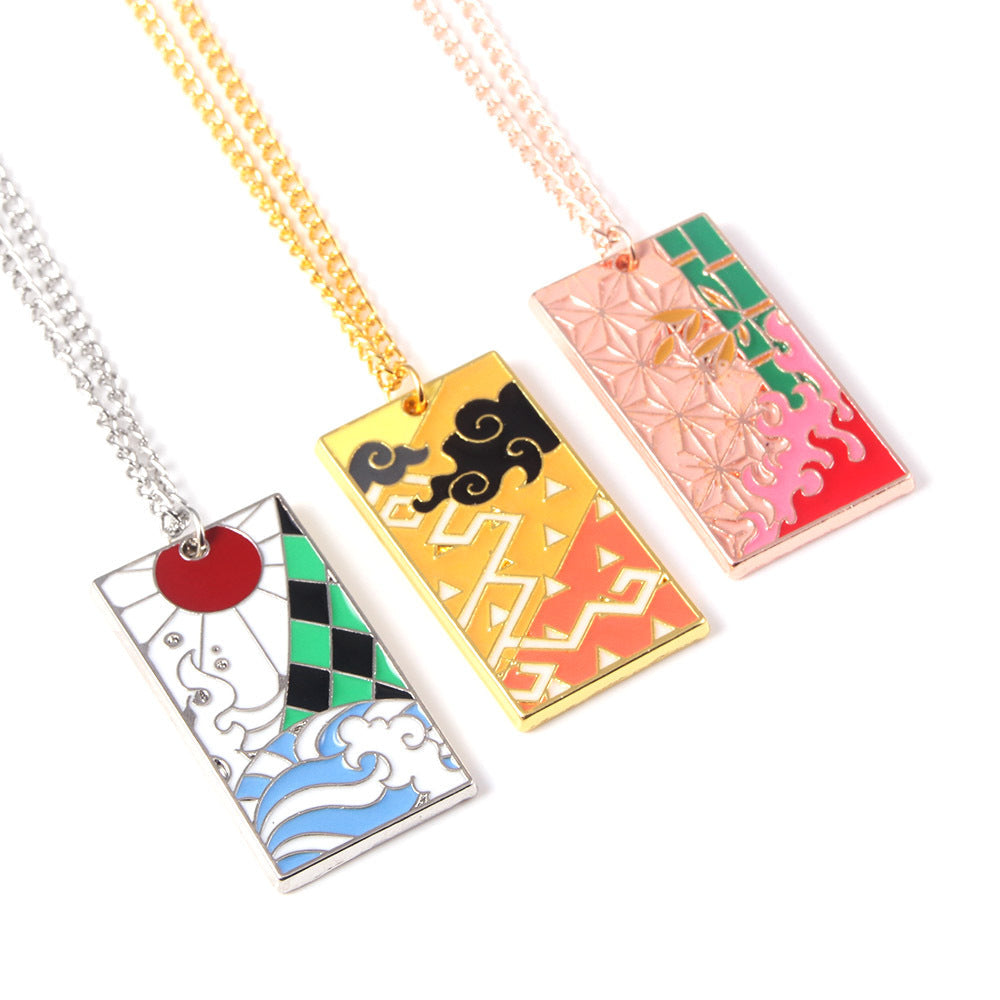 Anime Peripheral No Ghost Killing Team Necklaces