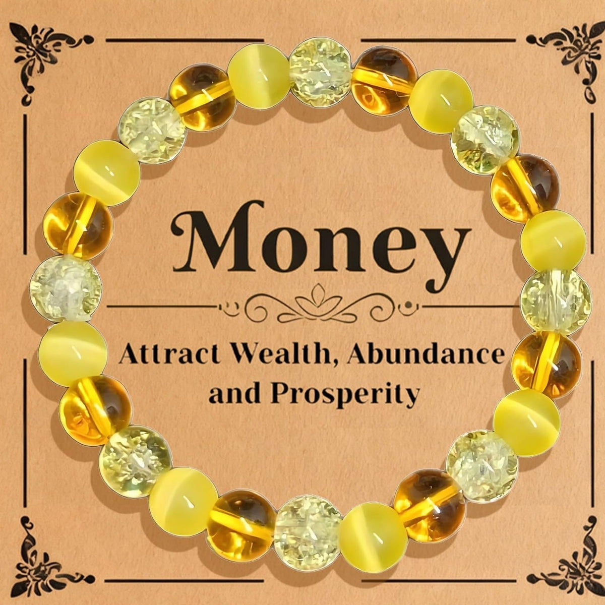 Women's & Men's Stone Elastic Fashion Individual Casual Chinese Style Bracelet